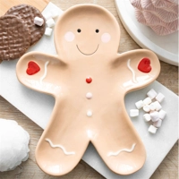 Gingerbread Man Ceramic Serving P..