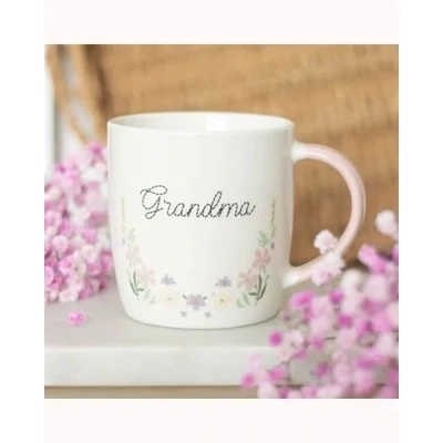 Grandma Pastel Floral Mug