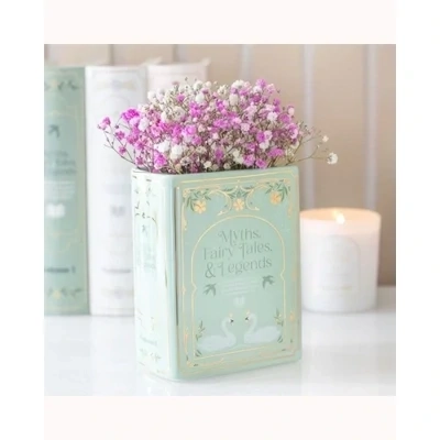 Green Book Shaped Vase