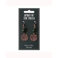 Green Man Earrings