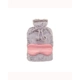 Grey Faux Fur Hot Water Bottle & Eye Mask