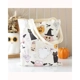Groovy Ghost Print Polycotton Tote Bag