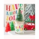 Holly Jolly Pine & Fir Glass Candle with Tree