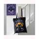 In My Witch Era Bat Cat Polycotton Tote Bag with..