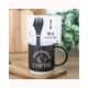 I Would Rather Be Camping Mug with 3-in-1 Spork