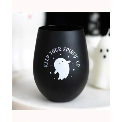 Keep Your Spirits Up Stemless Ghost Glass