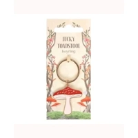 Lucky Toadstool Keyring