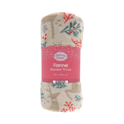 Luxury Throw - Reindeer