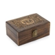 Mango Carved Tea Box - ( 6 compartments) 23x15x9..
