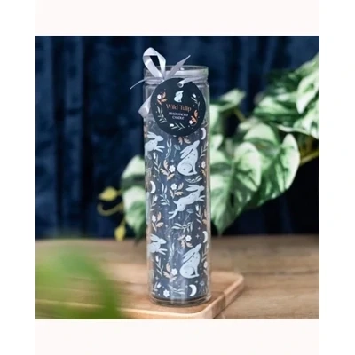 Midnight Hare Wild Tulip Tube Candle