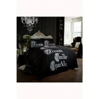 Modern Style Duvet Cover Set Black