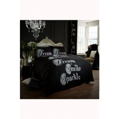 Modern Style Duvet Cover Set Black