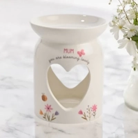 Mum Ceramic Tea Light Wax Burner