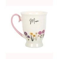 Mum Wildflower Pedestal Mug