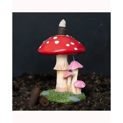 Mushroom Backflow Incense Burner