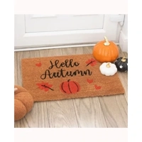 Natural Hello Autumn Doormat