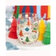 Nostalgic Christmas Print Stemless Glass