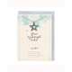 Opalite Star Necklace Greeting Card