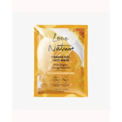 Orange Gel Face Mask with Organic Orange Seed Oil