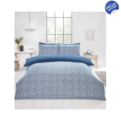 Pebbles Geo Blue - King Size