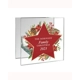 Personalised Christmas Glass Tea Light Candle Ho..