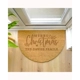 Personalised Christmas Half Moon Indoor Doormat