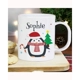Personalised Christmas Penguin Plastic Mug