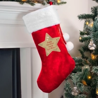 Personalised Christmas Red Stocking