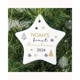 Personalised First Christmas Star Christmas Tree..