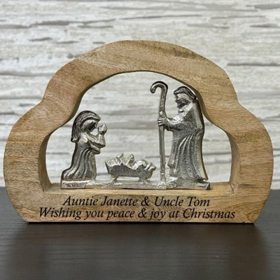 Personalised Nativity Scene