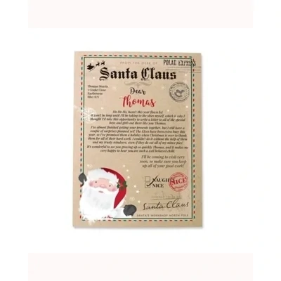 Personalised Santa Claus Letter