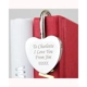 Personalised Silver Heart Bookmark