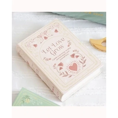 Pink Book Shaped Storage Box