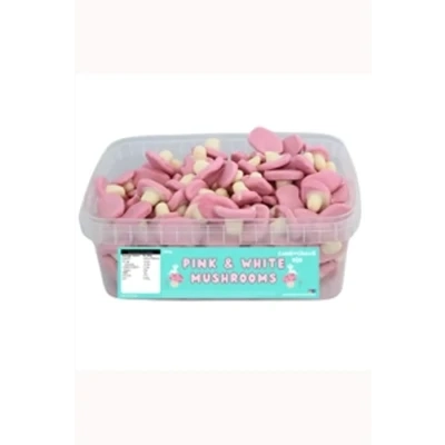 Pink & White Mushrooms