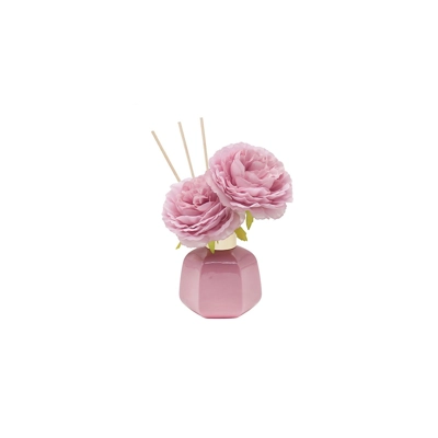 Pottery Diffuser & Flower - Pink Pottery Diffuser & Flower - Pink