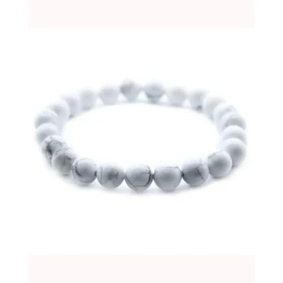 Power Bracelet - White Jasper