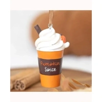 Pumpkin Spice Latte Hanging Ornam..