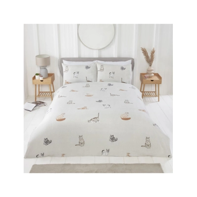 Purrfect Natural Duvet Set