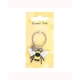 Queen Bee Enamel Keyring