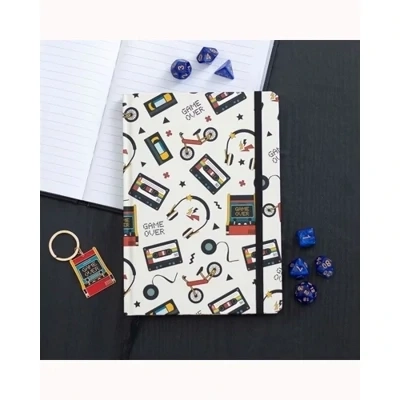 Retro 80s Print A5 Notebook