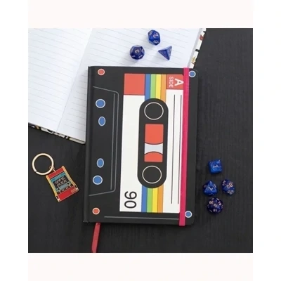 Retro Cassette Tape A5 Notebook