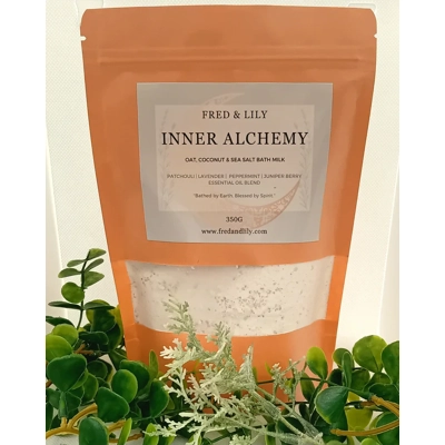 Organic Oat and Coconut Bath Milk - Inner Alchemy Blend Organic Oat and Coconut Bath Milk - Inner Alchemy Blend