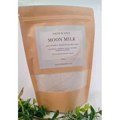 Organic Oat and Coconut Bath Milk - Moon Milk Blend Organic Oat and Coconut Bath Milk - Moon Milk Blend