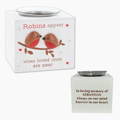Robins Appear Tealight Holder