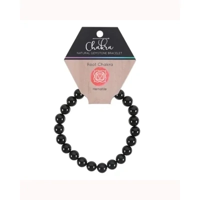 Root Chakra Hematite Gemstone Bracelet