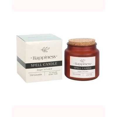 Sage Infused Happiness Spell Candle