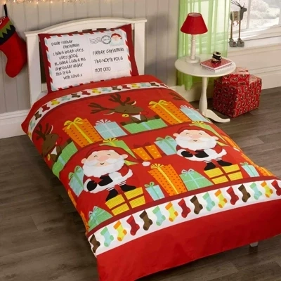 Santa's List Duvet Cover Set