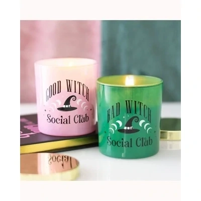 Set of 2 Good Witch and Bad Witch Scented Candles