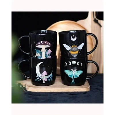 Set of 4 Dark Forest Mugs