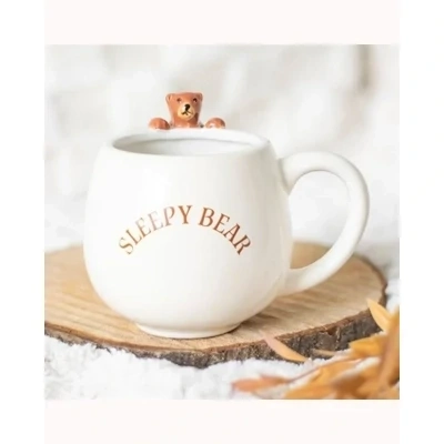 Sleepy Bear Rounded Mug